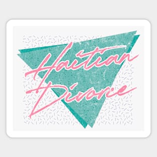 Haitian Divorce / Retro Fan Art Magnet